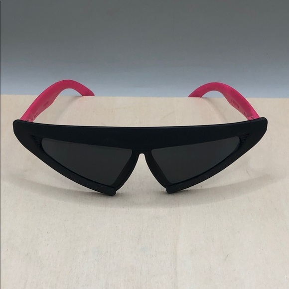 vintage Accessories - Vintage 1989 Pizza Hut Back To The Future Black & Hot Pink Promo Sunglasses